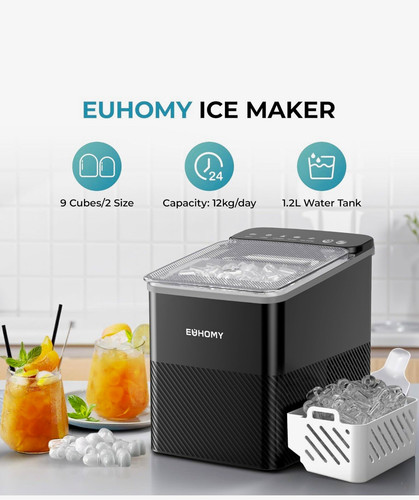 Euhomy countertop ice - countertop, maker