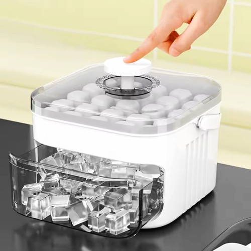 White countertop ice - white,