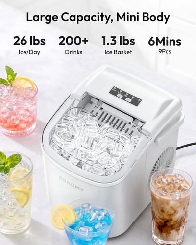 Countertop ice maker machine - ice,