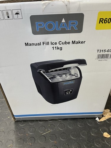 Polar manual fill ice maker - manual,