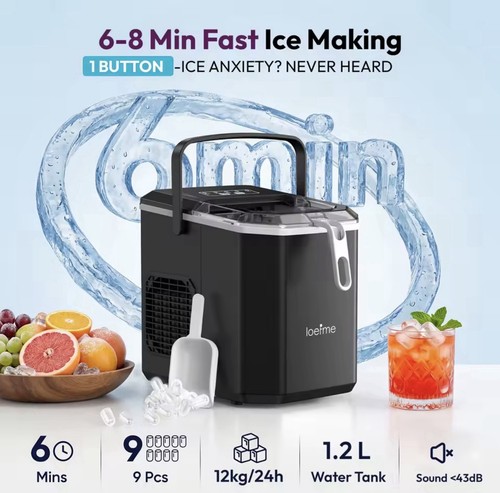 Portable ice maker machine - portable,