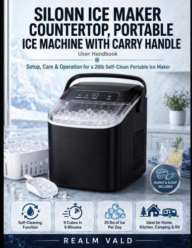 Silonn ice maker countertop - ice,
