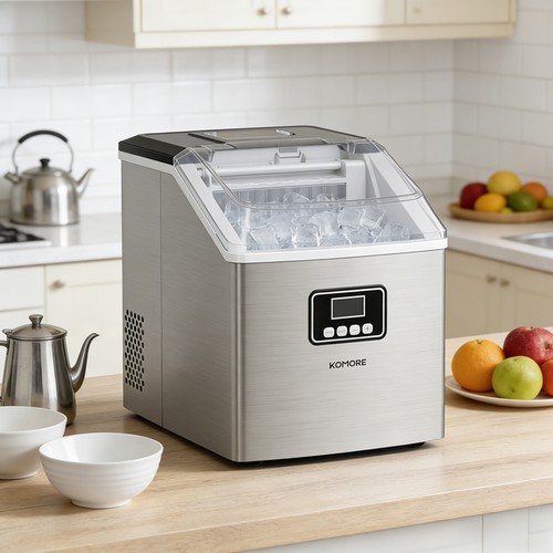 Stainless steel ice maker - stainless,