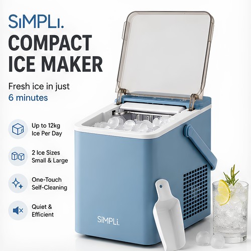 Simpli ice maker machine - maker,