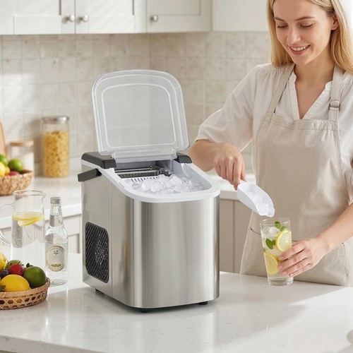 Portable ice maker - ice,