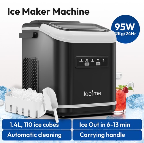 Loefme ice maker - ice, machine