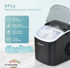 Countertop Ice Maker 26lb/24H